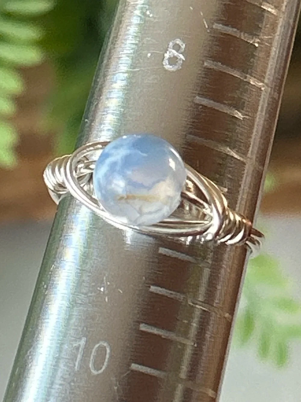 Handmade silver tone